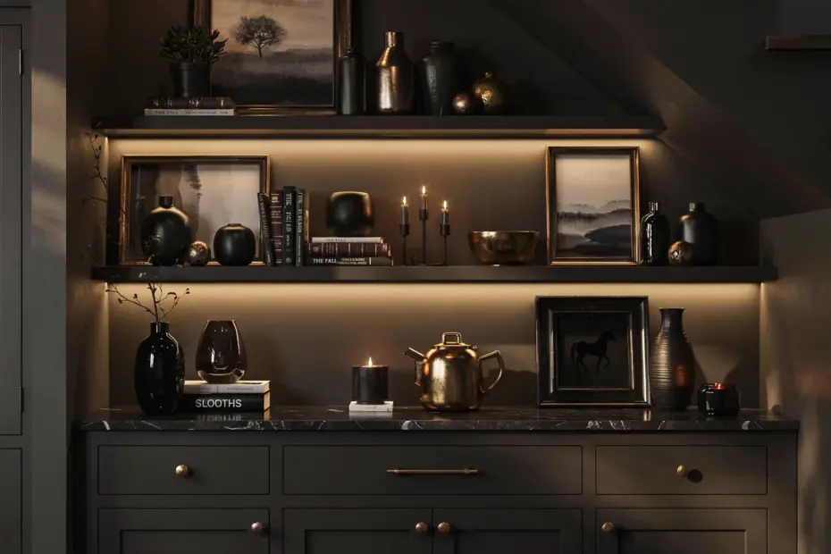 Industrial Color Palettes | Dark Bold Paints & Dramatic Interiors for Whole House Decor