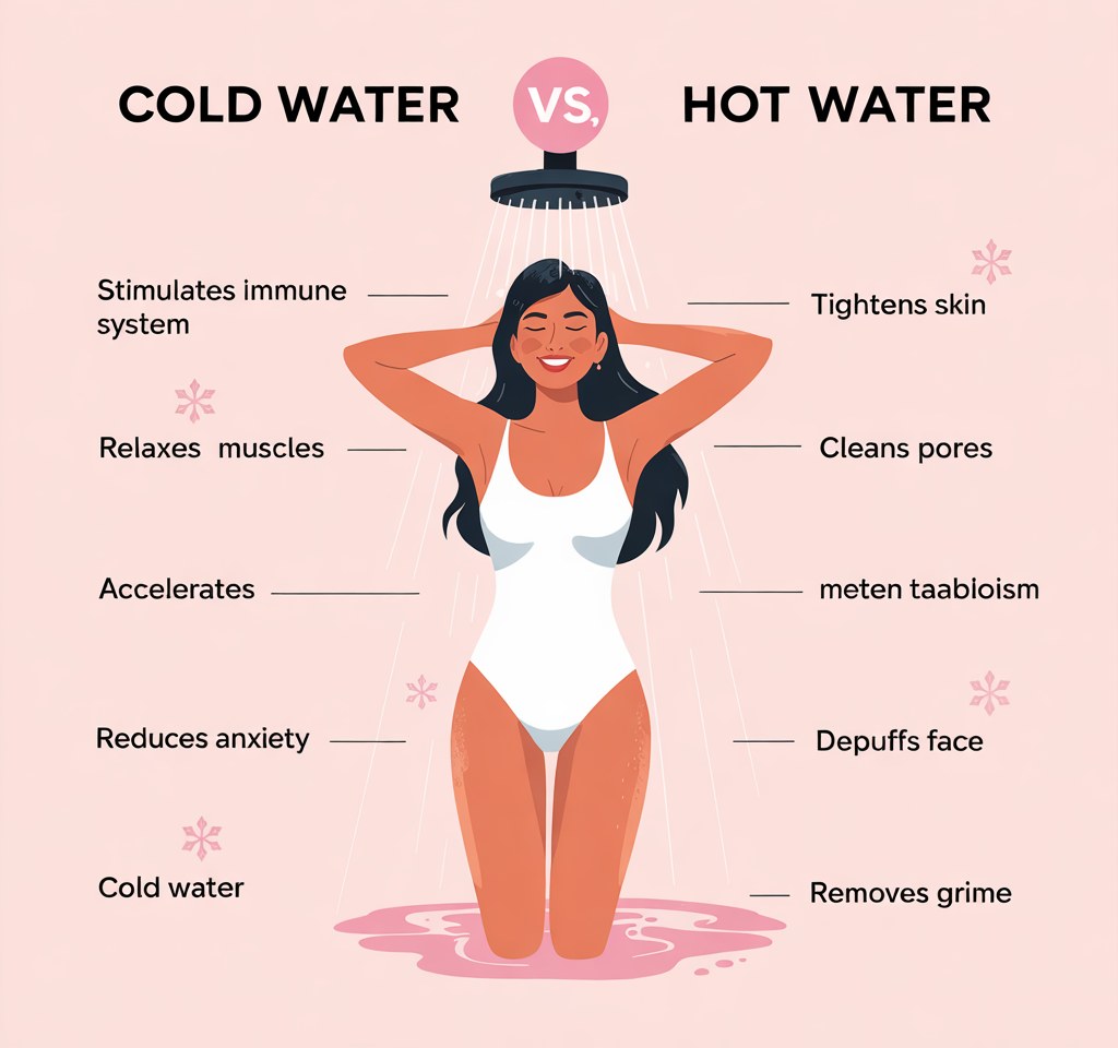 Cold Water vs Hot Water Showers: Health Benefits & Skincare Tips
