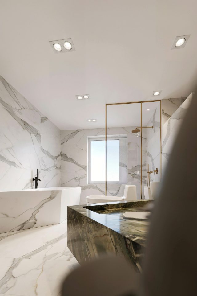 Modern Bathroom Designs | Clean Lines & Natural Textures | Contemporary Makeover Inspiration