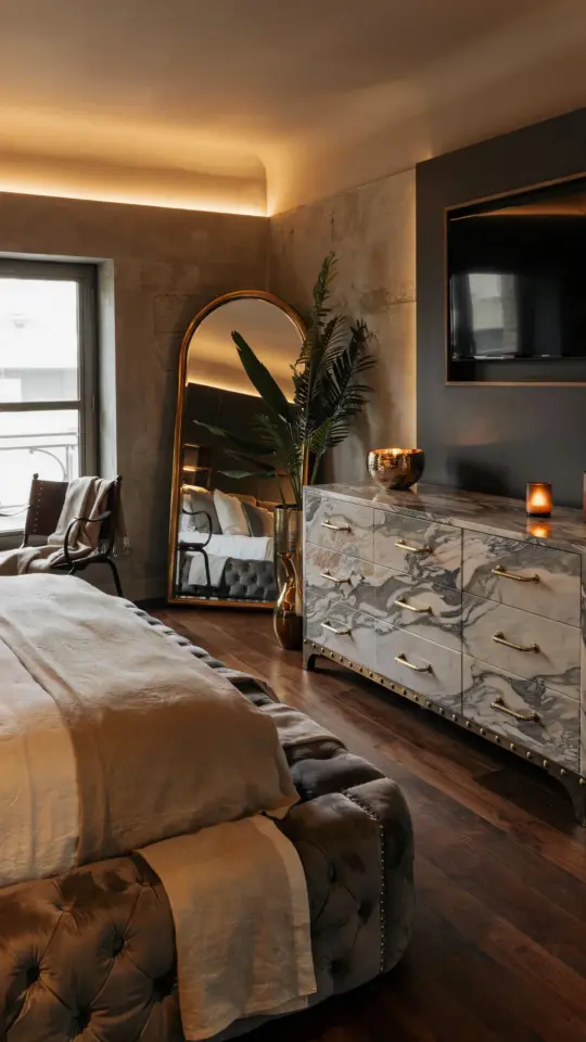 Industrial Body Mirrors Neutral Home Decor | Functional Decor for Bedrooms & Closets