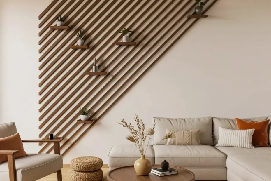 Industrial Decor Tip: Pair Wood Shelves with Black Metal for a Cozy Look